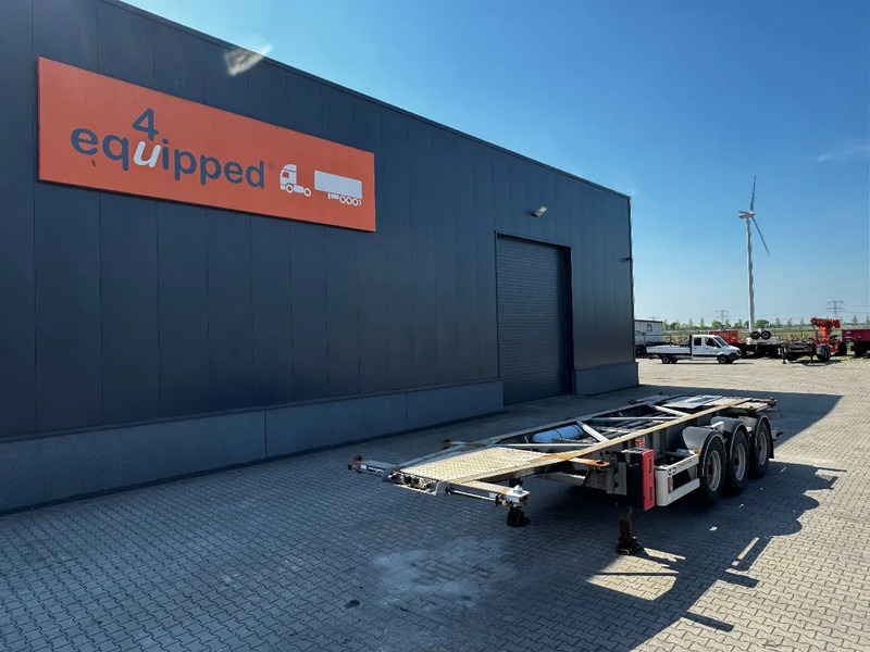 Van Hool 20FT/30FT, ADR (EX/II, EX/III, FL, AT), BPW + drum, ALCOA, galvanized, liftaxle, NL-Chassis, 80% tyres - Контейнеровоз/ Сменна каросерия полуремарке: снимка 1 Van Hool 20FT/30FT, ADR (EX/II, EX/III, FL, AT), BPW + drum, ALCOA, galvanized, liftaxle, NL-Chassis, 80% tyres - Контейнеровоз/ Сменна каросерия полуремарке: снимка 1