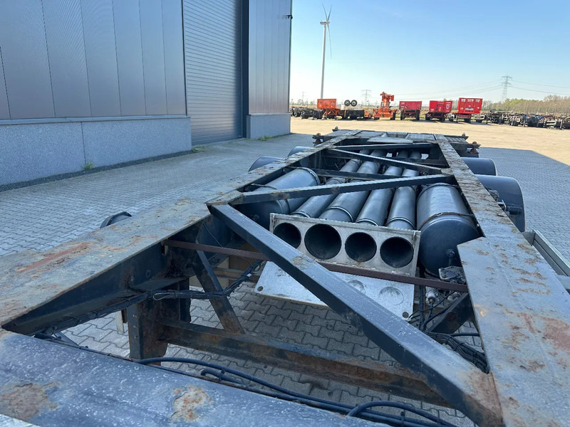 Контейнеровоз/ Сменна каросерия полуремарке Van Hool 20FT/30FT, ADR (EX/II, EX/III, FL, OX, AT), SAF, drum, liftaxle, NL-Chassis: снимка 17