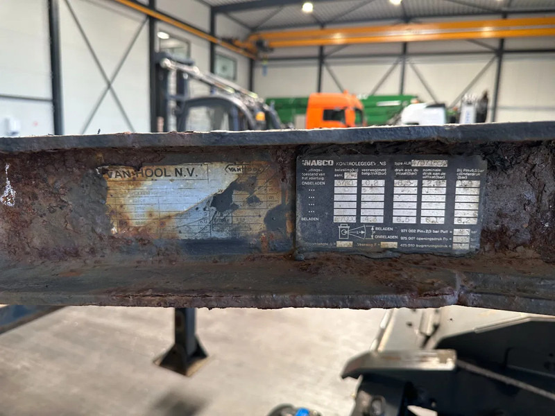 Контейнеровоз/ Сменна каросерия полуремарке Van Hool 20FT/30FT, ADR (EX/II, EX/III, FL, OX, AT), SAF, drum, liftaxle, NL-Chassis: снимка 20