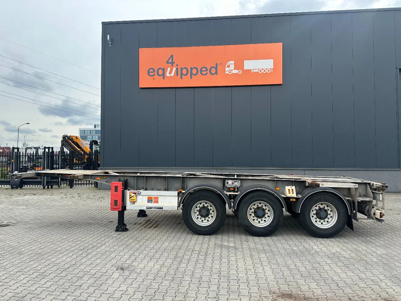 Van Hool 20FT ADR (EX/II, EX/III, FL, AT), BPW + drumbrakes, 2 liftaxles, galvanized, ALCOA, NL-Chassis - Контейнеровоз/ Сменна каросерия полуремарке: снимка 2 Van Hool 20FT ADR (EX/II, EX/III, FL, AT), BPW + drumbrakes, 2 liftaxles, galvanized, ALCOA, NL-Chassis - Контейнеровоз/ Сменна каросерия полуремарке: снимка 2