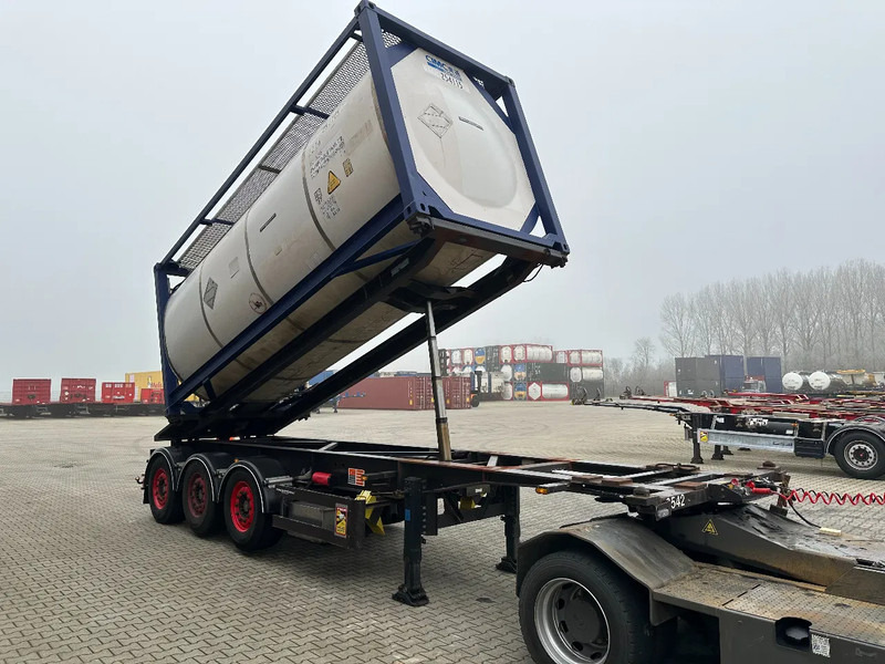 Van Hool 20FT Tipping-chassis, ADR (EX/II, EX/III, FL, AT), SAF, 2 liftaxles - Контейнеровоз/ Сменна каросерия полуремарке: снимка 3 Van Hool 20FT Tipping-chassis, ADR (EX/II, EX/III, FL, AT), SAF, 2 liftaxles - Контейнеровоз/ Сменна каросерия полуремарке: снимка 3