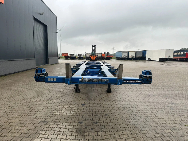 Van Hool 40FT HC-chassis, DISCBRAKES, liftaxle, extendable - Контейнеровоз/ Сменна каросерия полуремарке: снимка 5 Van Hool 40FT HC-chassis, DISCBRAKES, liftaxle, extendable - Контейнеровоз/ Сменна каросерия полуремарке: снимка 5