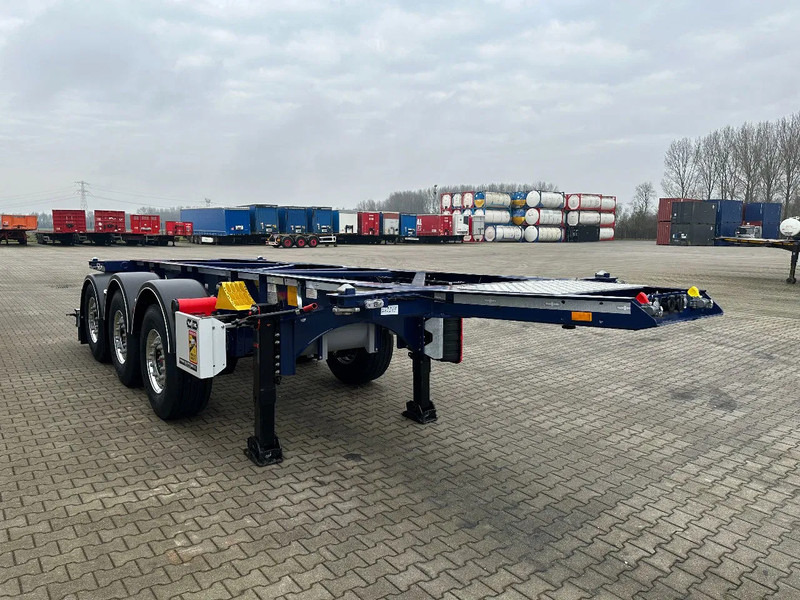 Van Hool NEW / DIRECT AVAILABLE 20FT / 20FT SWAP ADR-CHASSIS, DISCBRAKES, 3x available, ALU WHEELS - Контейнеровоз/ Сменна каросерия полуремарке: снимка 3 Van Hool NEW / DIRECT AVAILABLE 20FT / 20FT SWAP ADR-CHASSIS, DISCBRAKES, 3x available, ALU WHEELS - Контейнеровоз/ Сменна каросерия полуремарке: снимка 3