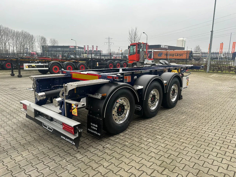 Van Hool NEW / DIRECT AVAILABLE 20FT ADR-CHASSIS, EMPTY WEIGHT: 3.300KG, DISCBRAKES, 3x available, ALU WHEELS - Контейнеровоз/ Сменна каросерия полуремарке: снимка 5 Van Hool NEW / DIRECT AVAILABLE 20FT ADR-CHASSIS, EMPTY WEIGHT: 3.300KG, DISCBRAKES, 3x available, ALU WHEELS - Контейнеровоз/ Сменна каросерия полуремарке: снимка 5