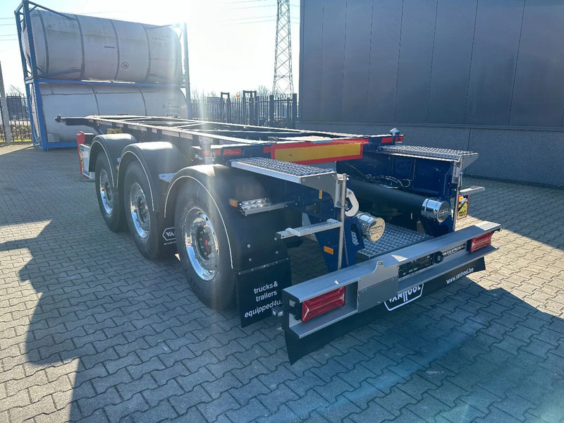 Van Hool NEW / DIRECT AVAILABLE 20FT ADR-CHASSIS, EMPTY WEIGHT: 3.300KG, DISCBRAKES, 3x available, ALU WHEELS - Контейнеровоз/ Сменна каросерия полуремарке: снимка 5 Van Hool NEW / DIRECT AVAILABLE 20FT ADR-CHASSIS, EMPTY WEIGHT: 3.300KG, DISCBRAKES, 3x available, ALU WHEELS - Контейнеровоз/ Сменна каросерия полуремарке: снимка 5