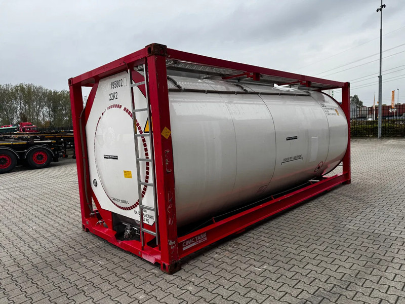 Welfit Oddy 20FT ISO, 24.990L / 1-COMP / 3 BAFFELS / T11 / 22K2 / 4 manholes / 5Y- + CSC-inspection valid until 04/2028 - Резервоар за съхранение: снимка 4 Welfit Oddy 20FT ISO, 24.990L / 1-COMP / 3 BAFFELS / T11 / 22K2 / 4 manholes / 5Y- + CSC-inspection valid until 04/2028 - Резервоар за съхранение: снимка 4