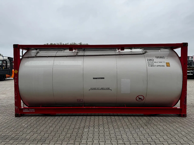 Welfit Oddy 20FT ISO, 24.990L / 1-COMP / 3 BAFFELS / T11 / 22K2 / 4 manholes / 5Y- + CSC-inspection valid until 04/2028 - Резервоар за съхранение: снимка 3 Welfit Oddy 20FT ISO, 24.990L / 1-COMP / 3 BAFFELS / T11 / 22K2 / 4 manholes / 5Y- + CSC-inspection valid until 04/2028 - Резервоар за съхранение: снимка 3