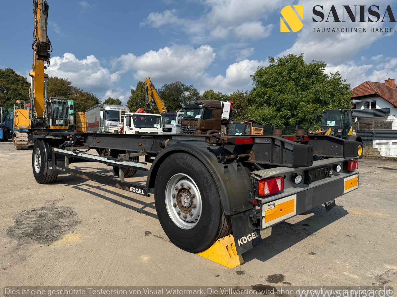 KÖGEL AW18/Wechselfahrgestell/BDF/Pneumatik - Шаси ремарке: снимка 3 KÖGEL AW18/Wechselfahrgestell/BDF/Pneumatik - Шаси ремарке: снимка 3