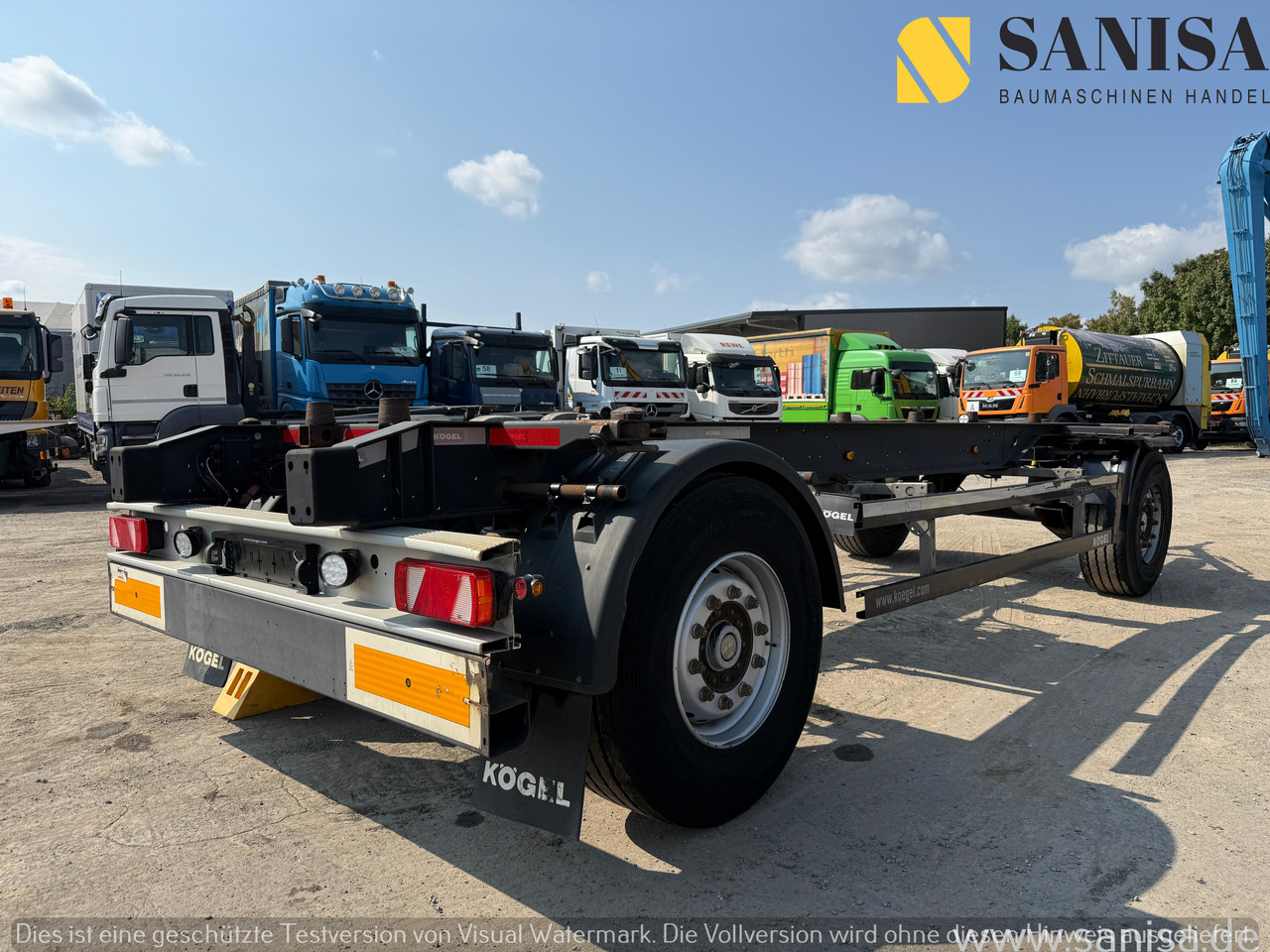 KÖGEL AW18/Wechselfahrgestell/BDF/Pneumatik - Шаси ремарке: снимка 4 KÖGEL AW18/Wechselfahrgestell/BDF/Pneumatik - Шаси ремарке: снимка 4