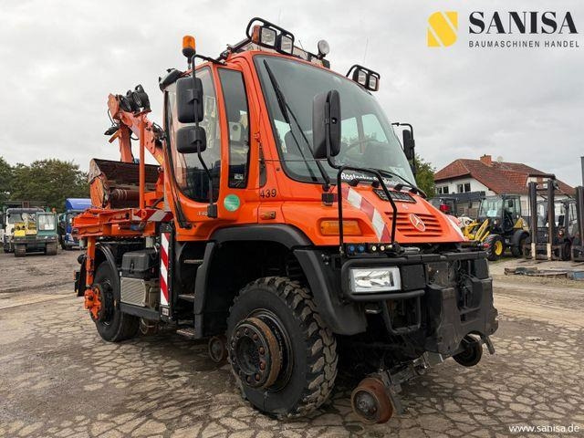 Unimog U400/ Zweiwege/ Rail/ Gleis/Mulag - Комунална/ Специална техника: снимка 1 Unimog U400/ Zweiwege/ Rail/ Gleis/Mulag - Комунална/ Специална техника: снимка 1