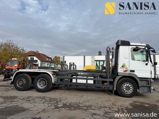 Mercedes-Benz 2541/Meiler RK 20.70/6x2/Lift/Blatt-Luft - Мултилифт с кука камион: снимка 2 Mercedes-Benz 2541/Meiler RK 20.70/6x2/Lift/Blatt-Luft - Мултилифт с кука камион: снимка 2