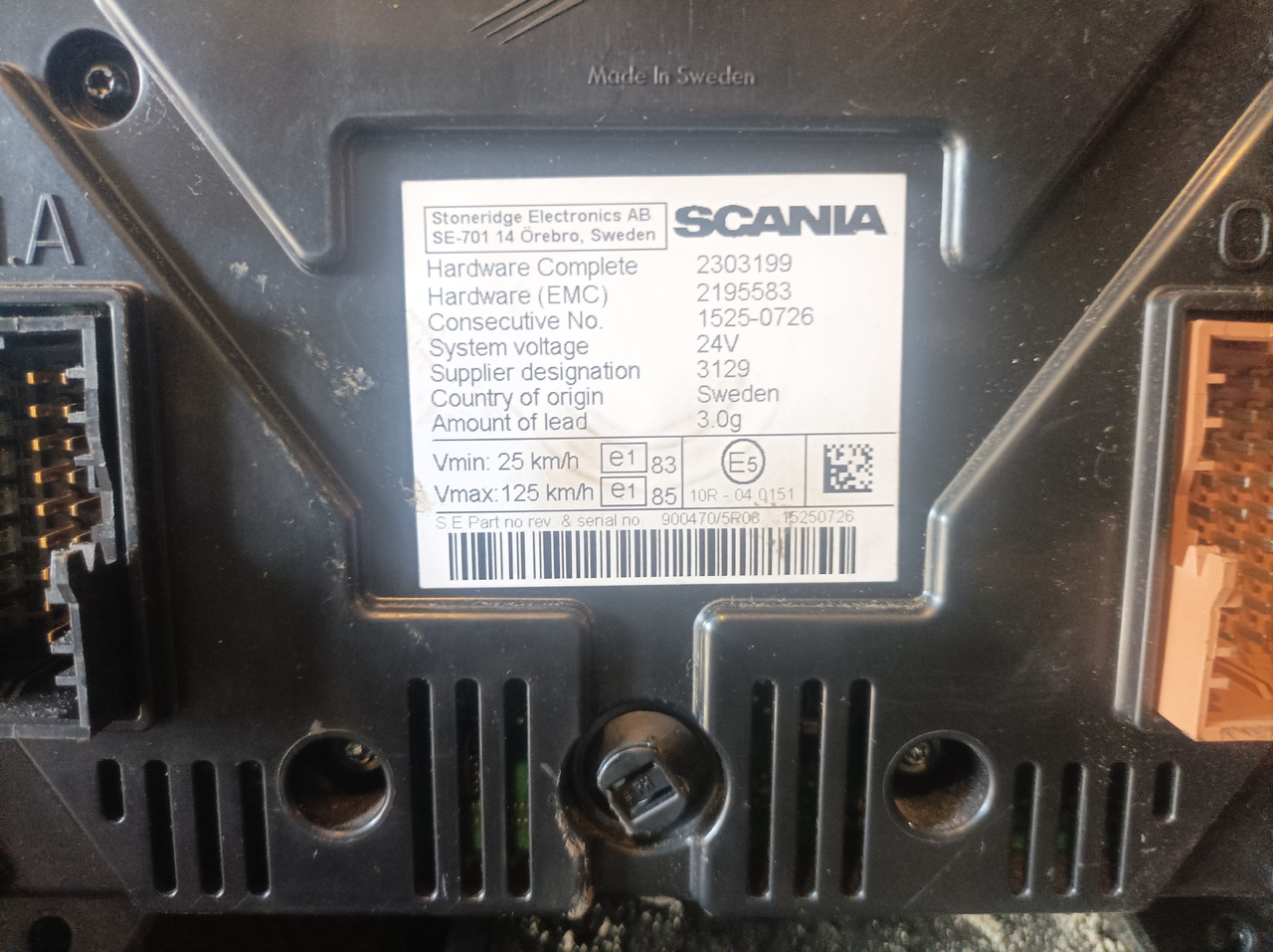 Scania Scania - Табло: снимка 2 Scania Scania - Табло: снимка 2