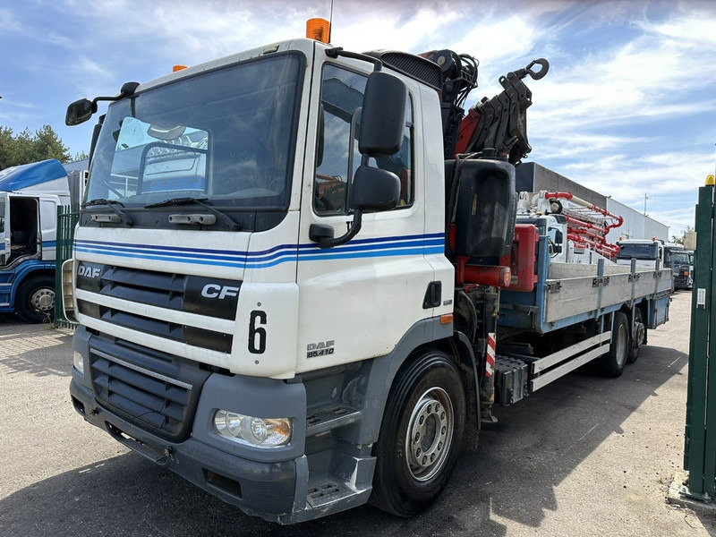 DAF CF 85.410 6X2 + KRAN FASSI F360XP 5x - RETARDER - EURO 5 - LIFT + STEERING AXLE - PLATFORM 7m45 - TUV 05/2026 - Бордови камион, Камион с кран: снимка 4 DAF CF 85.410 6X2 + KRAN FASSI F360XP 5x - RETARDER - EURO 5 - LIFT + STEERING AXLE - PLATFORM 7m45 - TUV 05/2026 - Бордови камион, Камион с кран: снимка 4