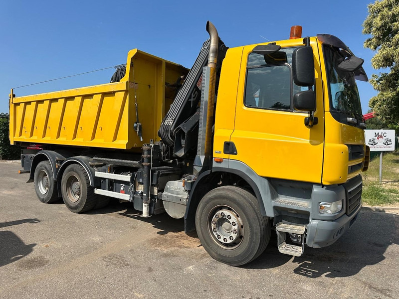DAF CF 85.410 6X4 21T HOOKLIFT + CRANE HIAB 166-3 HIPRO + ROTATOR - 5/6F - RETARDER - TÜV 10/2025 - EURO 5 - BE TRUCK - Мултилифт с кука камион, Камион с кран: снимка 2 DAF CF 85.410 6X4 21T HOOKLIFT + CRANE HIAB 166-3 HIPRO + ROTATOR - 5/6F - RETARDER - TÜV 10/2025 - EURO 5 - BE TRUCK - Мултилифт с кука камион, Камион с кран: снимка 2