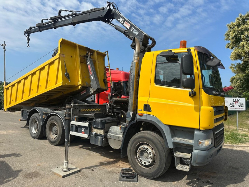 DAF CF 85.410 6X4 21T HOOKLIFT + CRANE HIAB 166-3 HIPRO + ROTATOR - 5/6F - RETARDER - TÜV 10/2025 - EURO 5 - BE TRUCK - Мултилифт с кука камион, Камион с кран: снимка 1 DAF CF 85.410 6X4 21T HOOKLIFT + CRANE HIAB 166-3 HIPRO + ROTATOR - 5/6F - RETARDER - TÜV 10/2025 - EURO 5 - BE TRUCK - Мултилифт с кука камион, Камион с кран: снимка 1