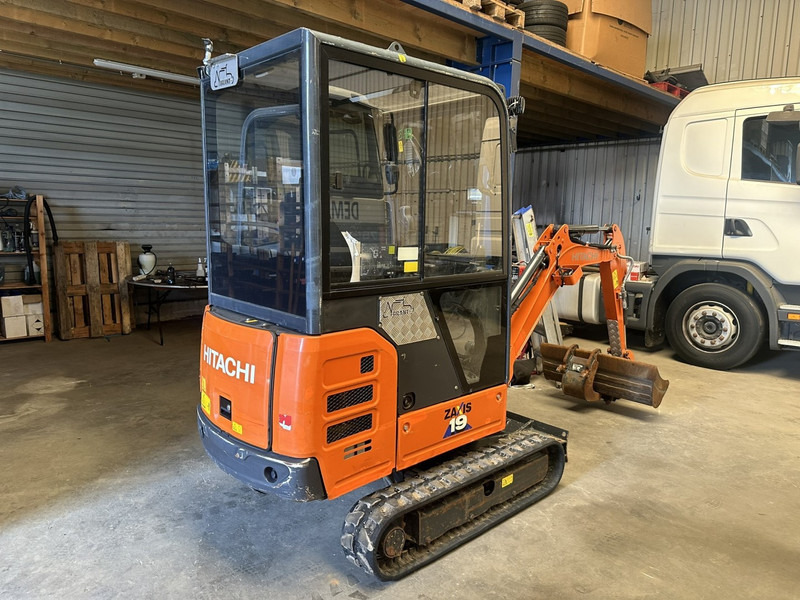 Hitachi ZAXIS ZX19-6 CR 1.9T - 1349H - CABINE - ADJUSTABLE TRACKS - EXTRA HYDR - QUICK HITCH - BE MACHINE - Мини багер: снимка 2 Hitachi ZAXIS ZX19-6 CR 1.9T - 1349H - CABINE - ADJUSTABLE TRACKS - EXTRA HYDR - QUICK HITCH - BE MACHINE - Мини багер: снимка 2
