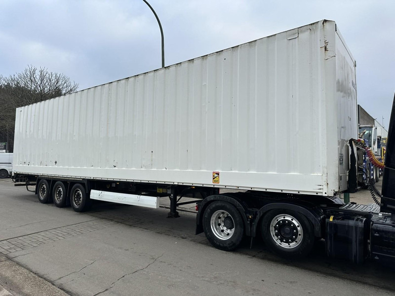 Krone 3-AXLES MB - CLOSED BOX / KIST / KOFFER - AIR SUSPENSION - 2m80 interior hieght - DISC - BE papers - nice condition - Затворена каросерия полуремарке: снимка 3 Krone 3-AXLES MB - CLOSED BOX / KIST / KOFFER - AIR SUSPENSION - 2m80 interior hieght - DISC - BE papers - nice condition - Затворена каросерия полуремарке: снимка 3