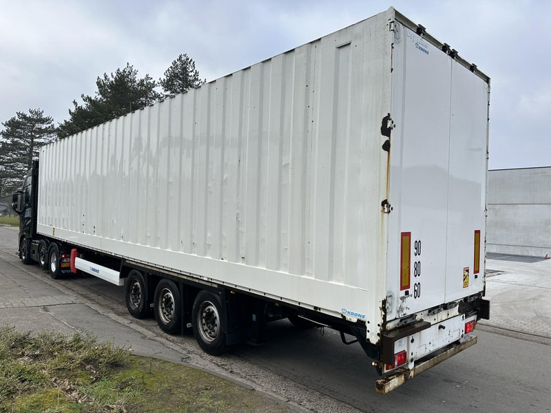 Krone 3-AXLES MB - CLOSED BOX / KIST / KOFFER - AIR SUSPENSION - 2m80 interior hieght - DISC - BE papers - nice condition - Затворена каросерия полуремарке: снимка 2 Krone 3-AXLES MB - CLOSED BOX / KIST / KOFFER - AIR SUSPENSION - 2m80 interior hieght - DISC - BE papers - nice condition - Затворена каросерия полуремарке: снимка 2