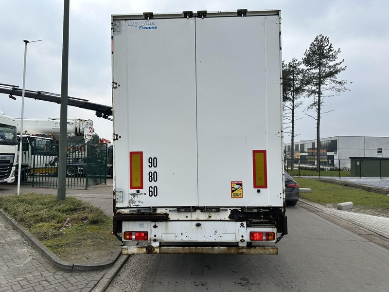 Krone 3-AXLES MB - CLOSED BOX / KIST / KOFFER - AIR SUSPENSION - 2m80 interior hieght - DISC - BE papers - nice condition - Затворена каросерия полуремарке: снимка 5 Krone 3-AXLES MB - CLOSED BOX / KIST / KOFFER - AIR SUSPENSION - 2m80 interior hieght - DISC - BE papers - nice condition - Затворена каросерия полуремарке: снимка 5