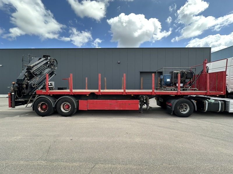 Kwb 2-AXLES PLATFORM + CRANE + HIAB 377 E-4 HIPRO + JIB 100X-3 + RADIO + ROTATOR - SAF axles - AIR SUSPENISION - BELGIAN REG. - Бордово полуремарке/ Платформа: снимка 4 Kwb 2-AXLES PLATFORM + CRANE + HIAB 377 E-4 HIPRO + JIB 100X-3 + RADIO + ROTATOR - SAF axles - AIR SUSPENISION - BELGIAN REG. - Бордово полуремарке/ Платформа: снимка 4