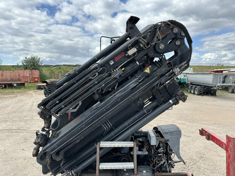 Бордово полуремарке/ Платформа Kwb 2-AXLES PLATFORM + CRANE + HIAB 377 E-4 HIPRO + JIB 100X-3 + RADIO + ROTATOR - SAF axles - AIR SUSPENISION - BELGIAN REG.: снимка 19