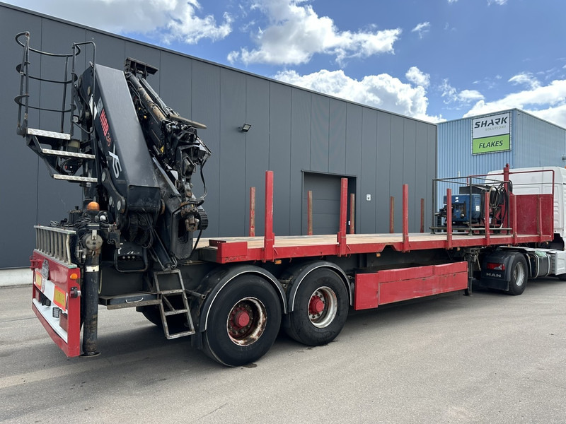 Kwb 2-AXLES PLATFORM + CRANE + HIAB 377 E-4 HIPRO + JIB 100X-3 + RADIO + ROTATOR - SAF axles - AIR SUSPENISION - BELGIAN REG. - Бордово полуремарке/ Платформа: снимка 1 Kwb 2-AXLES PLATFORM + CRANE + HIAB 377 E-4 HIPRO + JIB 100X-3 + RADIO + ROTATOR - SAF axles - AIR SUSPENISION - BELGIAN REG. - Бордово полуремарке/ Платформа: снимка 1