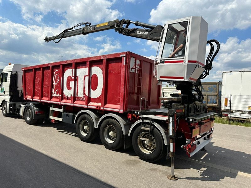 LAG 3-AXLES ALU BOX + CRANE JONSORED 1090 DT-CORTO + CABIN - 2x EXTENDABLE - 5/6 F - BELGIAN PAPERS - Бордово полуремарке/ Платформа: снимка 1 LAG 3-AXLES ALU BOX + CRANE JONSORED 1090 DT-CORTO + CABIN - 2x EXTENDABLE - 5/6 F - BELGIAN PAPERS - Бордово полуремарке/ Платформа: снимка 1