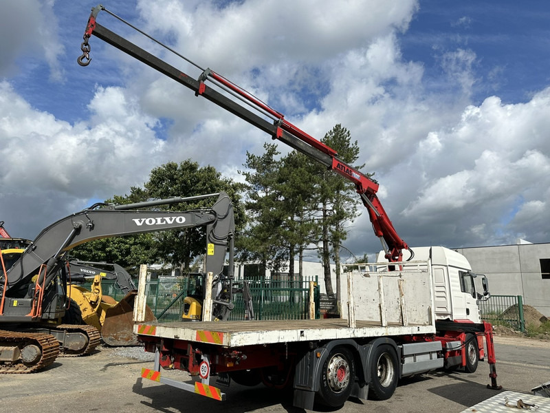 MAN TG 360 A 6x2 + KRAN ATLAS 100.1 A3 - PLATFORM 5m80 - E3 - LIFT-AXLE - FULL AIR SUSPENSION - ZF AS TRONIC - BE TRUCK - Бордови камион, Камион с кран: снимка 5 MAN TG 360 A 6x2 + KRAN ATLAS 100.1 A3 - PLATFORM 5m80 - E3 - LIFT-AXLE - FULL AIR SUSPENSION - ZF AS TRONIC - BE TRUCK - Бордови камион, Камион с кран: снимка 5