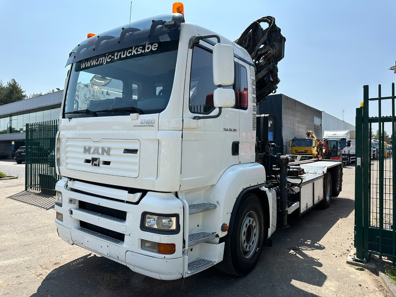MAN TGA 26.310 6X2 HOOKLIFT + CRANE COPMA 160.4 + JIB J2 + WINCH - RADIO - LIFT + STEERING AXLE - EURO 3 - BE - Камион с кран: снимка 5 MAN TGA 26.310 6X2 HOOKLIFT + CRANE COPMA 160.4 + JIB J2 + WINCH - RADIO - LIFT + STEERING AXLE - EURO 3 - BE - Камион с кран: снимка 5