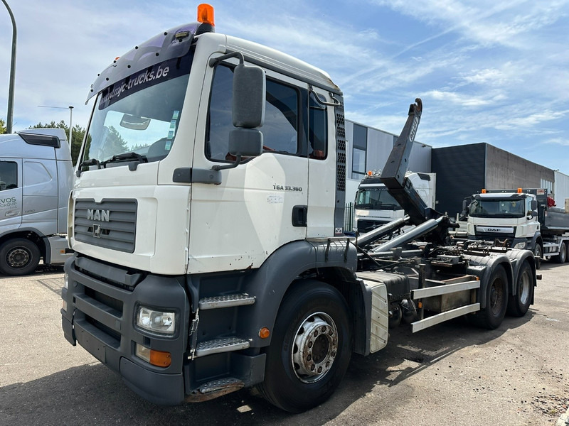 MAN TGA 33.360 6x4 HOOKLIFT - MANUAL ZF - BIG AXLES HUB REDUCTION / STEEL SPRING - BE TRUCK - Мултилифт с кука камион: снимка 3 MAN TGA 33.360 6x4 HOOKLIFT - MANUAL ZF - BIG AXLES HUB REDUCTION / STEEL SPRING - BE TRUCK - Мултилифт с кука камион: снимка 3