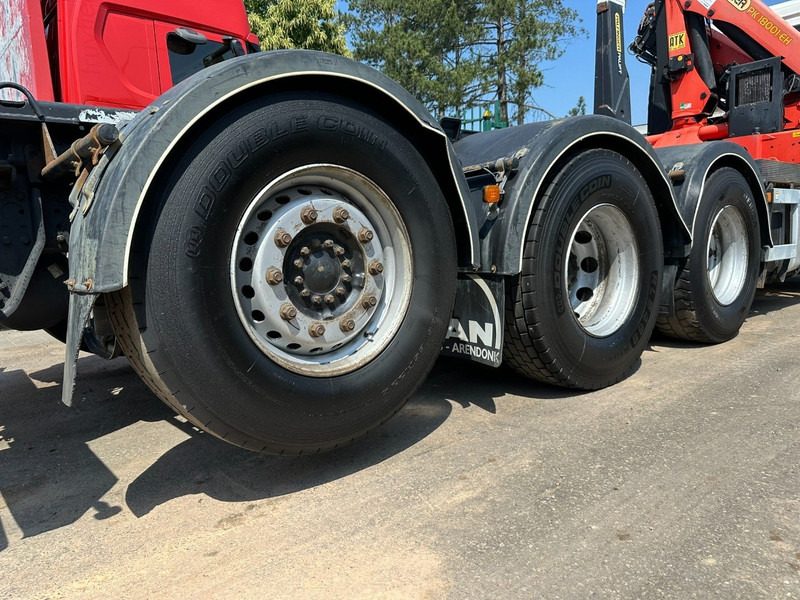 Мултилифт с кука камион, Камион с кран MAN TGS 35.400 8x4 TRIDEM HOOKLIFT T22 + CRANE PALFINGER PK 18001 EH + RADIO - EURO 5 - LIFT/STEERING AXLE - BE TRUCK: снимка 20