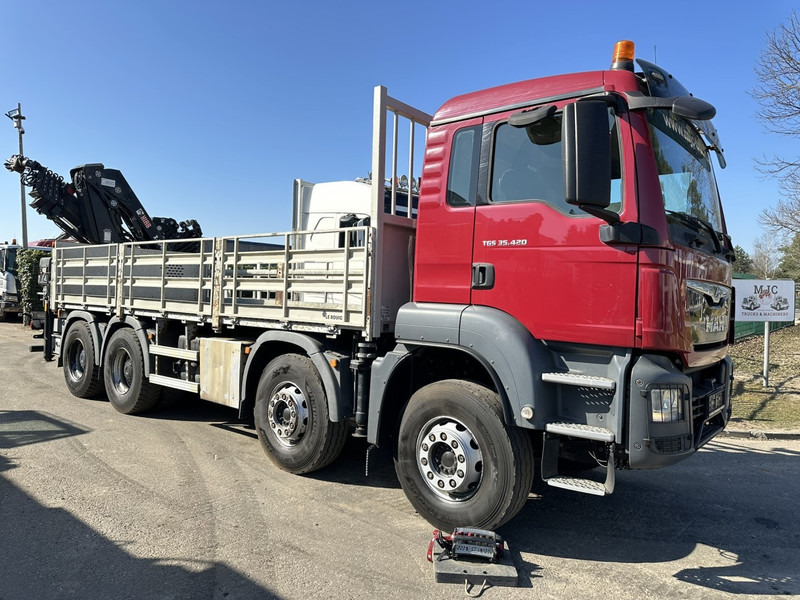 MAN TGS 35.420 8x4 + CRANE HIAB X-HIPRO 302 EP-5 - 192.000km - ROTATOR - 5/6 F - PLATFORM 6m55 - AIR SUSPENSION - TUV 06/2025 - TOP CONDITION - Камион с кран: снимка 2 MAN TGS 35.420 8x4 + CRANE HIAB X-HIPRO 302 EP-5 - 192.000km - ROTATOR - 5/6 F - PLATFORM 6m55 - AIR SUSPENSION - TUV 06/2025 - TOP CONDITION - Камион с кран: снимка 2