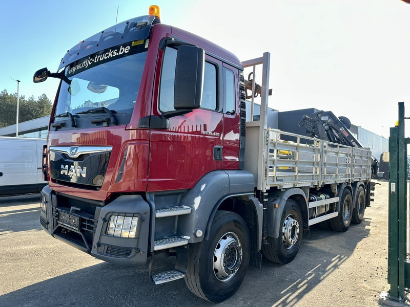 MAN TGS 35.420 8x4 + CRANE HIAB X-HIPRO 302 EP-5 - 192.000km - ROTATOR - 5/6 F - PLATFORM 6m55 - AIR SUSPENSION - TUV 06/2025 - TOP CONDITION - Камион с кран: снимка 3 MAN TGS 35.420 8x4 + CRANE HIAB X-HIPRO 302 EP-5 - 192.000km - ROTATOR - 5/6 F - PLATFORM 6m55 - AIR SUSPENSION - TUV 06/2025 - TOP CONDITION - Камион с кран: снимка 3