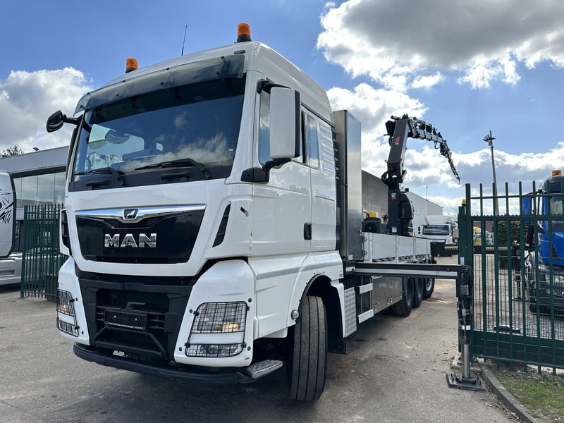 MAN TGX 35.420 8x4-4 TRIDEM + CRANE (26m!) HIAB X-HIPRO 408 E-5 + JIB 100X-5 - PLATFORM 6m40 - *306.245km* - BE TRUCK - Камион с кран: снимка 2 MAN TGX 35.420 8x4-4 TRIDEM + CRANE (26m!) HIAB X-HIPRO 408 E-5 + JIB 100X-5 - PLATFORM 6m40 - *306.245km* - BE TRUCK - Камион с кран: снимка 2