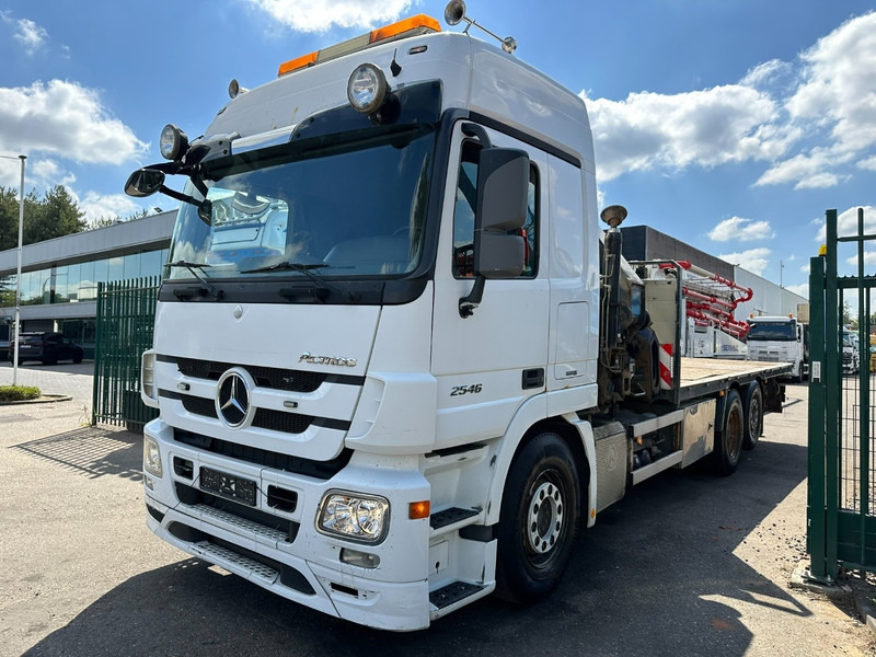 Mercedes-Benz ACTROS 2546 6x2 PRITSCHE + KRAN HIAB 422 EP-6 HIPRO - *415.000km* - PLATFORM 6m50 - LIFT AXLE - MP 3 - EURO 5 - BELGIAN PAPERS - Бордови камион, Камион с кран: снимка 4 Mercedes-Benz ACTROS 2546 6x2 PRITSCHE + KRAN HIAB 422 EP-6 HIPRO - *415.000km* - PLATFORM 6m50 - LIFT AXLE - MP 3 - EURO 5 - BELGIAN PAPERS - Бордови камион, Камион с кран: снимка 4