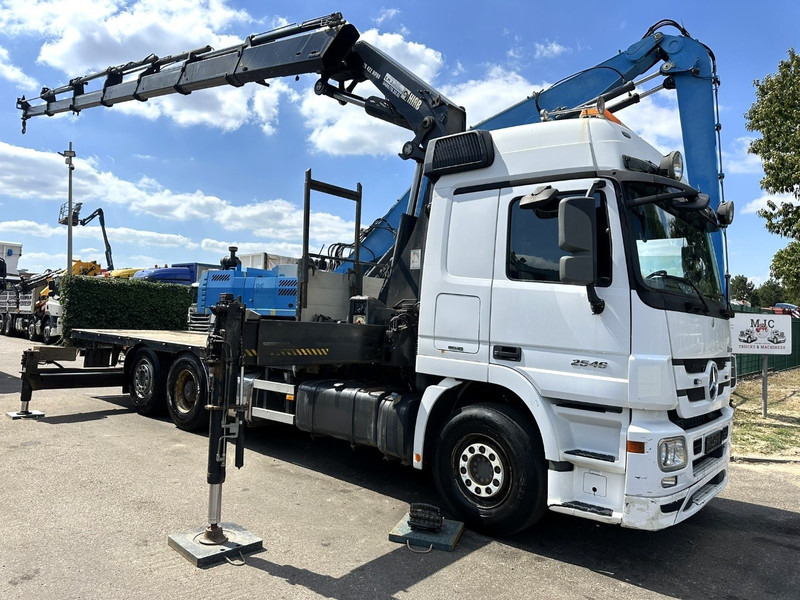 Mercedes-Benz ACTROS 2546 6x2 PRITSCHE + KRAN HIAB 422 EP-6 HIPRO - *415.000km* - PLATFORM 6m50 - LIFT AXLE - MP 3 - EURO 5 - BELGIAN PAPERS - Бордови камион, Камион с кран: снимка 2 Mercedes-Benz ACTROS 2546 6x2 PRITSCHE + KRAN HIAB 422 EP-6 HIPRO - *415.000km* - PLATFORM 6m50 - LIFT AXLE - MP 3 - EURO 5 - BELGIAN PAPERS - Бордови камион, Камион с кран: снимка 2
