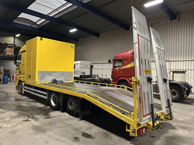 Mercedes-Benz ACTROS 2745 6x2 OPRIJWAGEN / AUTOTRANSPORTER / MACHINE TRANSPORTER - WINCH - 6m10 - EURO 5 - LIFT AXLE - HYDR RAMPS - NL TRUCK - Камион пътна помощ: снимка 3 Mercedes-Benz ACTROS 2745 6x2 OPRIJWAGEN / AUTOTRANSPORTER / MACHINE TRANSPORTER - WINCH - 6m10 - EURO 5 - LIFT AXLE - HYDR RAMPS - NL TRUCK - Камион пътна помощ: снимка 3