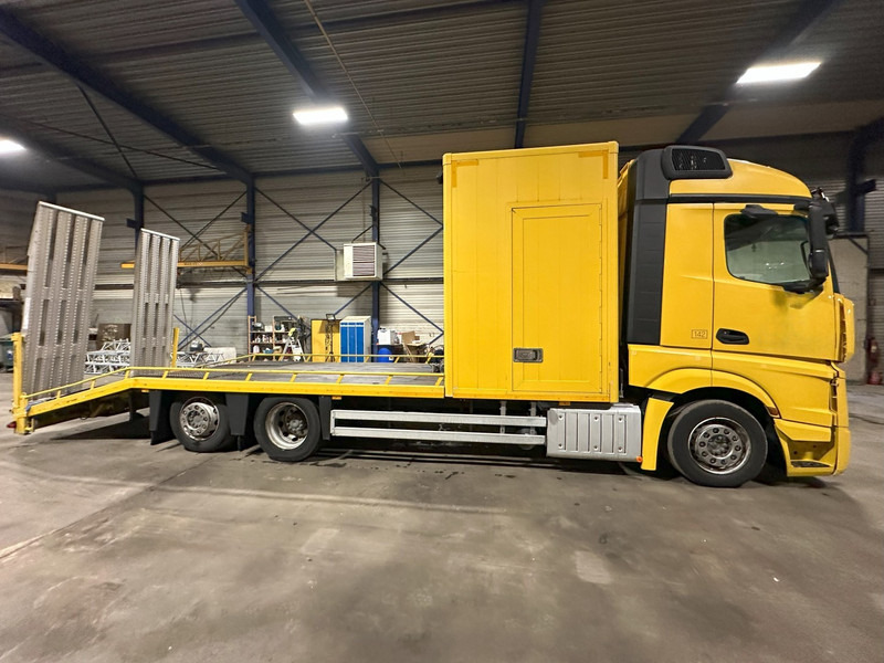 Mercedes-Benz ACTROS 2745 6x2 OPRIJWAGEN / AUTOTRANSPORTER / MACHINE TRANSPORTER - WINCH - 6m10 - EURO 5 - LIFT AXLE - HYDR RAMPS - NL TRUCK - Камион пътна помощ: снимка 5 Mercedes-Benz ACTROS 2745 6x2 OPRIJWAGEN / AUTOTRANSPORTER / MACHINE TRANSPORTER - WINCH - 6m10 - EURO 5 - LIFT AXLE - HYDR RAMPS - NL TRUCK - Камион пътна помощ: снимка 5