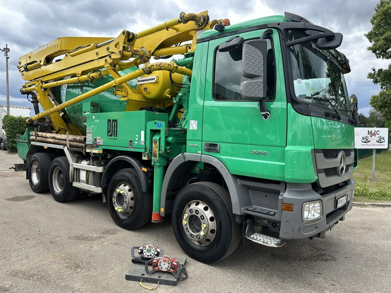 Mercedes-Benz ACTROS 3241 8x4 PUMI PM M 21-3 (21m) Putzmeister - *238.000km* / 1586H - EPS - BLADVERING / NAAFREDUCTIE - Бетоновоз: снимка 1 Mercedes-Benz ACTROS 3241 8x4 PUMI PM M 21-3 (21m) Putzmeister - *238.000km* / 1586H - EPS - BLADVERING / NAAFREDUCTIE - Бетоновоз: снимка 1