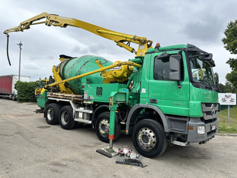 Mercedes-Benz ACTROS 3241 8x4 PUMI PM M 21-3 (21m) Putzmeister - *238.000km* / 1586H - EPS - BLADVERING / NAAFREDUCTIE - Бетон помпа: снимка 1 Mercedes-Benz ACTROS 3241 8x4 PUMI PM M 21-3 (21m) Putzmeister - *238.000km* / 1586H - EPS - BLADVERING / NAAFREDUCTIE - Бетон помпа: снимка 1