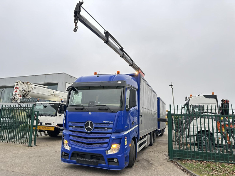 Mercedes-Benz Actros 2645 6x2 105m³ JUMBO + RETARDER + KRAN PALFINGER PK 19.001 SLD (4x) + RADIO - *FULL AIR* - FRIGO - EURO 6 - SAF AXLES - BELGIAN TRUCK - Камион фургон, Камион с кран: снимка 4 Mercedes-Benz Actros 2645 6x2 105m³ JUMBO + RETARDER + KRAN PALFINGER PK 19.001 SLD (4x) + RADIO - *FULL AIR* - FRIGO - EURO 6 - SAF AXLES - BELGIAN TRUCK - Камион фургон, Камион с кран: снимка 4