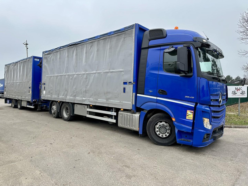 Mercedes-Benz Actros 2645 6x2 105m³ JUMBO + RETARDER + KRAN PALFINGER PK 19.001 SLD (4x) + RADIO - *FULL AIR* - FRIGO - EURO 6 - SAF AXLES - BELGIAN TRUCK - Камион фургон, Камион с кран: снимка 1 Mercedes-Benz Actros 2645 6x2 105m³ JUMBO + RETARDER + KRAN PALFINGER PK 19.001 SLD (4x) + RADIO - *FULL AIR* - FRIGO - EURO 6 - SAF AXLES - BELGIAN TRUCK - Камион фургон, Камион с кран: снимка 1