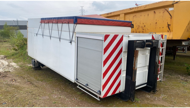 Onbekend MATERIAAL AFZETCONTAINER / STORAGE ROLL-OFF TIPPER + D'HOLLANDIA LAADKLEP / TAILLIFT / LBW - Мултилифт с кука/ За контейнери: снимка 1 Onbekend MATERIAAL AFZETCONTAINER / STORAGE ROLL-OFF TIPPER + D'HOLLANDIA LAADKLEP / TAILLIFT / LBW - Мултилифт с кука/ За контейнери: снимка 1