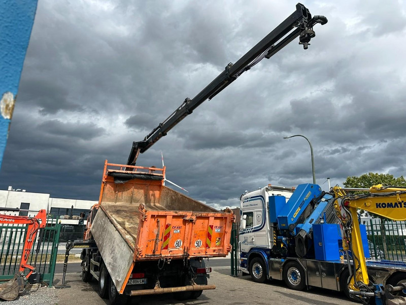 Самосвал камион, Камион с кран Renault KERAX 380 DXI 6x4 TIPPER + CRANE HIAB 144 B-3 - RADIO - *246.000km* - RETARDER - BORDMATIC - EURO 5: снимка 6
