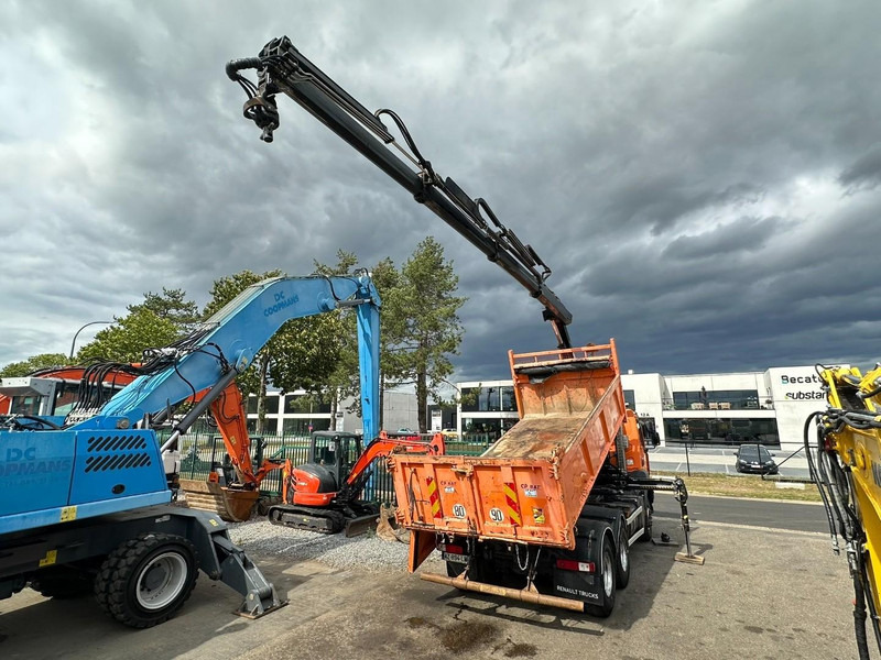 Renault KERAX 380 DXI 6x4 TIPPER + CRANE HIAB 144 B-3 - RADIO - *246.000km* - RETARDER - BORDMATIC - EURO 5 - Самосвал камион, Камион с кран: снимка 5 Renault KERAX 380 DXI 6x4 TIPPER + CRANE HIAB 144 B-3 - RADIO - *246.000km* - RETARDER - BORDMATIC - EURO 5 - Самосвал камион, Камион с кран: снимка 5