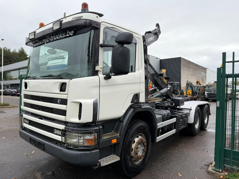 Scania 114C-380 6X4 HOOKLIFT / GANCHO HIAB MULTILIFT - RETARDER - A/C - EURO 3 - SPRING / BALLESTAS / BLATT / LAMES - Мултилифт с кука камион: снимка 3 Scania 114C-380 6X4 HOOKLIFT / GANCHO HIAB MULTILIFT - RETARDER - A/C - EURO 3 - SPRING / BALLESTAS / BLATT / LAMES - Мултилифт с кука камион: снимка 3