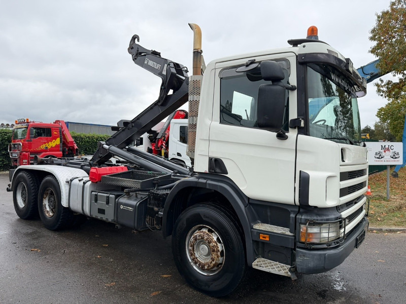 Scania 114C-380 6X4 HOOKLIFT / GANCHO HIAB MULTILIFT - RETARDER - A/C - EURO 3 - SPRING / BALLESTAS / BLATT / LAMES - Мултилифт с кука камион: снимка 1 Scania 114C-380 6X4 HOOKLIFT / GANCHO HIAB MULTILIFT - RETARDER - A/C - EURO 3 - SPRING / BALLESTAS / BLATT / LAMES - Мултилифт с кука камион: снимка 1