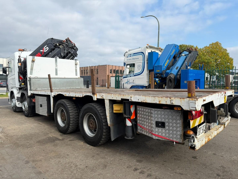 Scania 114C-380 8x4 + CRANE HIAB 700 E-5 - PLATFORM 6m80 + TWISTLOCKS - MANUAL - RETARDER - STEEL SPRING / BIG AXLE HUB REDUCTION - AP ACHSEN - Камион с кран: снимка 5 Scania 114C-380 8x4 + CRANE HIAB 700 E-5 - PLATFORM 6m80 + TWISTLOCKS - MANUAL - RETARDER - STEEL SPRING / BIG AXLE HUB REDUCTION - AP ACHSEN - Камион с кран: снимка 5