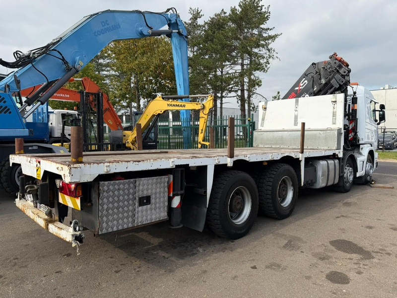 Scania 114C-380 8x4 + CRANE HIAB 700 E-5 - PLATFORM 6m80 + TWISTLOCKS - MANUAL - RETARDER - STEEL SPRING / BIG AXLE HUB REDUCTION - AP ACHSEN - Камион с кран: снимка 4 Scania 114C-380 8x4 + CRANE HIAB 700 E-5 - PLATFORM 6m80 + TWISTLOCKS - MANUAL - RETARDER - STEEL SPRING / BIG AXLE HUB REDUCTION - AP ACHSEN - Камион с кран: снимка 4