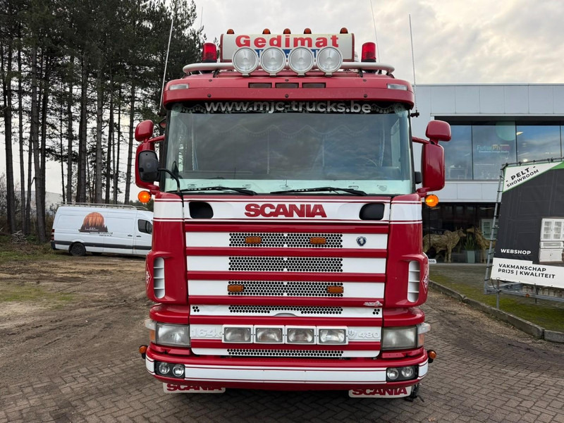Бордови камион, Камион с кран Scania 164L-480 V8 6x4 BAUSTOFF + KRAN HIAB 350-4 + JIB 90-4 - *TOP ZUSTAND* - ROTATOR - RADIO - RETARDER - BLATT / AP ACHSEN - BELGISCHE LKW: снимка 6 Бордови камион, Камион с кран Scania 164L-480 V8 6x4 BAUSTOFF + KRAN HIAB 350-4 + JIB 90-4 - *TOP ZUSTAND* - ROTATOR - RADIO - RETARDER - BLATT / AP ACHSEN - BELGISCHE LKW: снимка 6